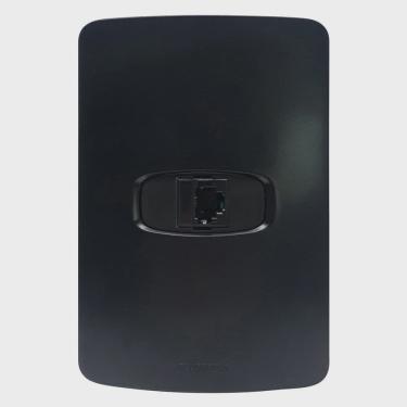 Imagem de Tomada RJ11 4 vias com placa 4x2 Gracia Maxx Alumbra