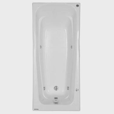 Imagem de Banheira Hidromassagem Astra Bella Luxo 140cmx70cmx38cm - 03 Jatos Gel Coat P3 Com Aquecedor