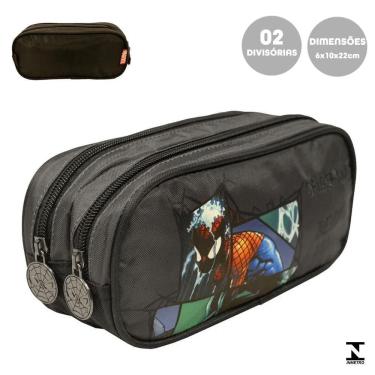 Imagem de Estojo 2 Divisórias Homem Aranha Amazing 11331 Xeryus