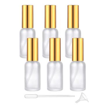 Imagem de Kit com 6 Frascos de Spray de Vidro - 30ml/1oz - Para Perfume, Óleos E