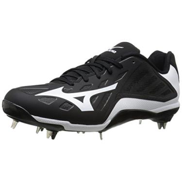 Imagem de Mizuno Tênis de beisebol masculino Heist IQ, Preto/branco, 44