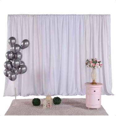 Imagem de Cortina Oxford Decoração Festa Aniversário 4,50MX2,50M - Serena Decor,