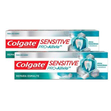 Imagem de Kit 2 Creme Dental Colgate Sensitive Pro Alívio Repara Esmalte com 110