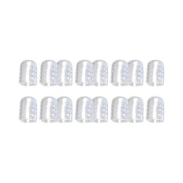 Imagem de Separadores De Dedos De Silicone Respiráveis, Elasticidade Antifrição,