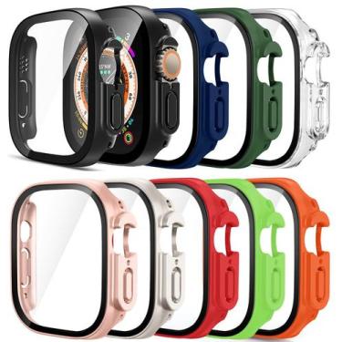 Imagem de Capa Pocoukate, pacote com 9, compatível com Apple Watch Ultra 49 mm