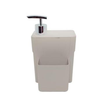 Imagem de Dispenser de detergente organizador de pia creme Micromax