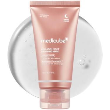 Imagem de medicube Máscara Facial Peel-Off De Colágeno Para Envolvimento Noturno - Cuidado Com Elasticidade E Hidratação, Reduz Flacidez E Opacidade - Colágeno Hidrolisado Para Pele Brilhante - Cuidados Com