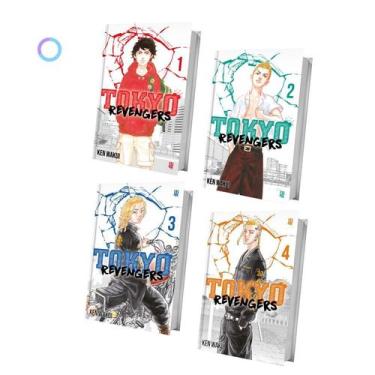 Imagem de Tokyo Revengers Mangá Volume 1 Ao 4 - KIT Livro Português  JBC