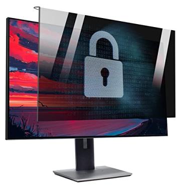 Imagem de HXLXWUSC Filtro de tela de privacidade de computador, universal para monitor de laptop widescreen, desktop, protetor de olhos acrílico para pendurar, 18-20 polegadas, para escola (25/27 polegadas 613