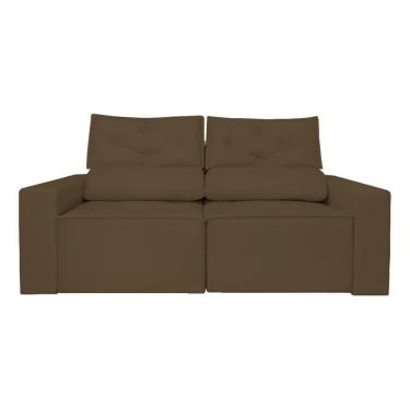 Imagem de Sofá Retrátil-reclinável 2,00m Confortável Luxo Balaqui Marrom