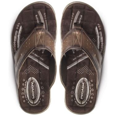 Imagem de Chinelo Pegada 131663 Couro Pinhão