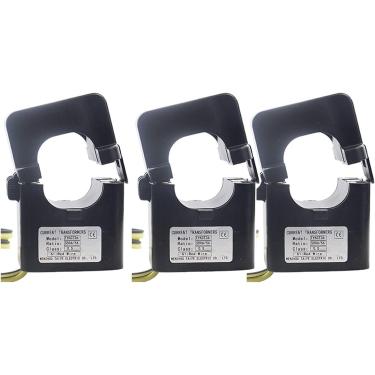 Imagem de Sensor, Sensor De Bobina De Núcleo Dividido De Estrutura De Junta Instantânea 3pcs, Sensor De Corrente Kct-36, Mini 100a 200a 250a 300a 400a 500a 600a Cts (cor: 3pcs 500a) (cor:, 3pcs 100a