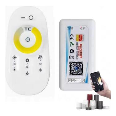 Imagem de Controlador Fita Led Wifi +rf Com Controle Alexa Google Home - Vital, 