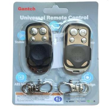 Imagem de Kit 2 Controles Remotos Cópia Duplicador Clonador Alarme Automóvel Motor Portão Eletrônico Porta de Garagem Casa Residência Condomínio em todo o Brasil Top twins ABCD (1234)