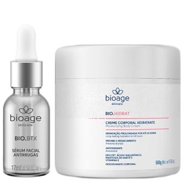 Imagem de Serum Facial Btx e Creme Corporal Hidratante 500g Bio Hidrat Bioage