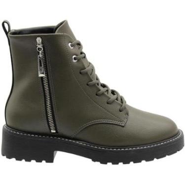 Imagem de Bota Coturno Vizzano Napa Floather Cano Médio 14  Centímetro Feminino-Feminino