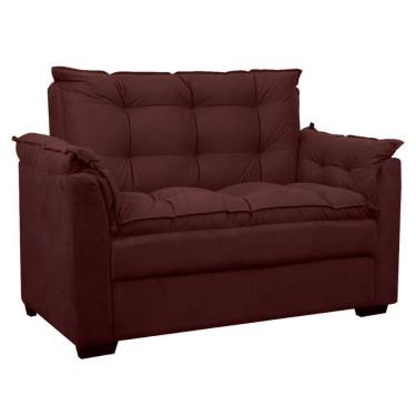 Imagem de Sofá Confortável 1,40 Pequeno Compacto Small Marsala