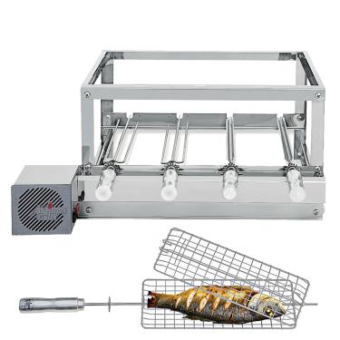 Imagem de Churrasqueira Grill Inox - Artinox Grill - 4 Espetos Giratórios + Grelha Giratória Peixe/Frango