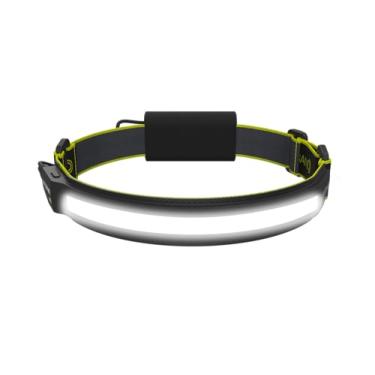 Imagem de Lanterna de LED recarregável – Liteband ACTIV Lâmpada de cabeça super brilhante de 1000 lúmens, faróis táticos alimentados por bateria, acampamento, corrida, luz de capacete, lanterna de testa com as