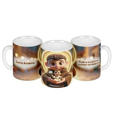 Imagem de Caneca branca católica animação divina (14940)