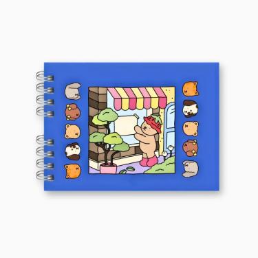 Imagem de Livro De Colorir Capa Dura Bobbie Goods - Azul