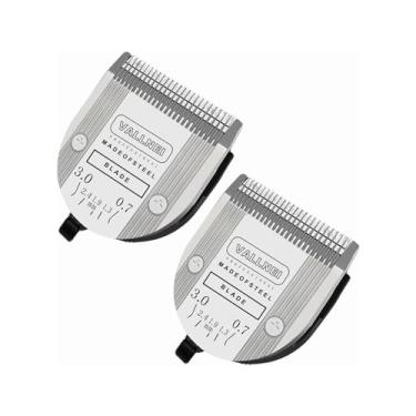 Imagem de Pacote com 2 lâminas 5 em 1 removíveis ajustáveis para animais de estimação compatíveis com WAHL Professional Animal Blade Arco, Bravura, Chromado, Creativa, Figura, and Motion Pet, Dog and Horse Clippers