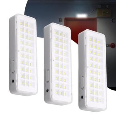 Imagem de Luz de emergência com bateria recarregável 30pcs lâmpada branca fria de LED 110v 220v