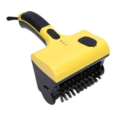 Imagem de Luocute Limpador de Grelha Recarregável, Pincel de Grelha Elétrica Sem Fio 60w Limpeza Poderosa Esfoliante Com Reservatório de água Embutido e Punho Anti -deslizamento para Churrasco de