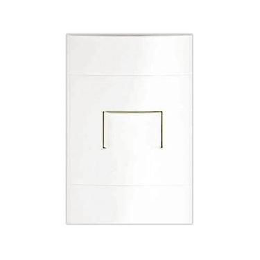 Imagem de Conjunto Interruptor Simples 10A 250V Pl/Br Lunare Prm44011, Schneider Electric, Branco