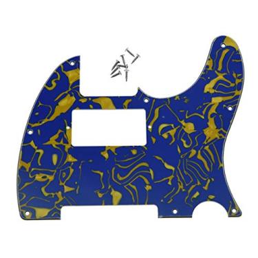 Imagem de Dopro 8 Hole Tele Guitar Humbucker Pick Guard para EUA/Mexican FD Telecaster Blue Shell