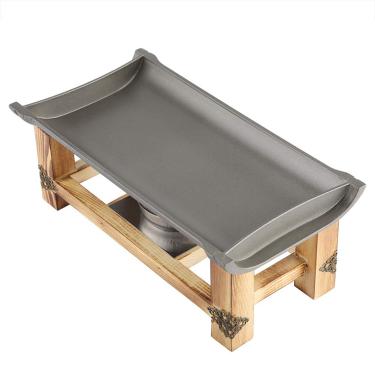 Imagem de Cffuvros portátil non stick raclette grill, placa de churrasqueira de queijo elétrico com fogão dobrável, kit de utensílios de cozinha para piqueniques e grelhados internos (Small 30CM)