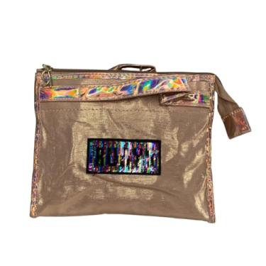 Imagem de Necessaire Ruby´s Com Detalhe Em Lantejola (Dourada)