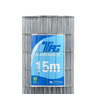 Imagem de TELA SOLDADA TAG MALHA 5x10cm FIO 1,60mm RL 15X1,0m - TELAS ARROIO GRA