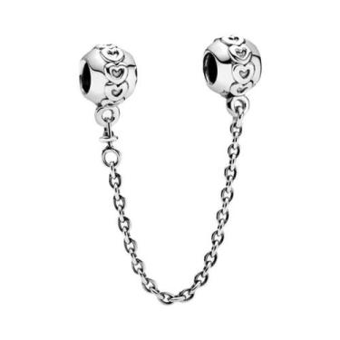 Imagem de Berloque De Prata 925 Com Margarida, Borboleta E Coração Para Pulseira