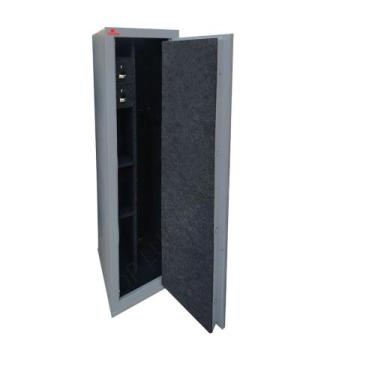 Imagem de Cofre 130x30 para 03 armas longas Linha B - Cofres Ventura, Cinza com 