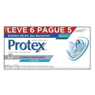 Imagem de Sabonete Em Barra Protex Limpeza Profunda 85g Leve 6 Pague 5
