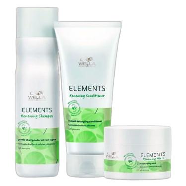 Imagem de Kit Shampoo + Condicionador + Máscara Wella Professionals Elements Renewing