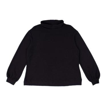 Imagem de Blusão Feminino Habana Plus Size Canelado Preto-Feminino