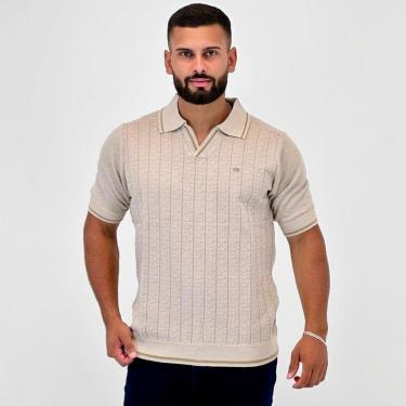 Imagem de Camisa Polo Dixie em Tricot Manga Curta Masculina-Masculino