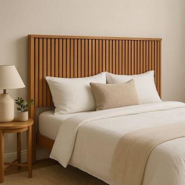 Imagem de Cabeceira Ripada Casal 155 cm Cinamomo