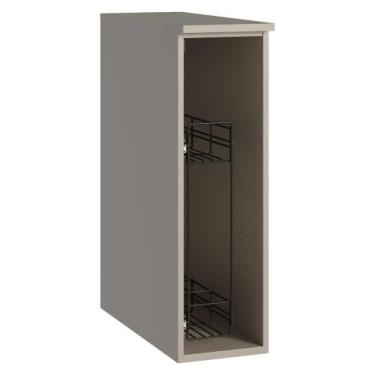 Imagem de Balcão Porta-Temperos 20 cm Suspenso Nice Madesa, Crema