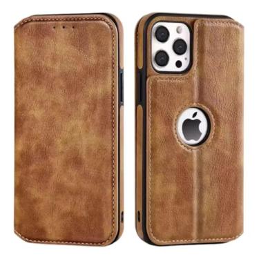 Imagem de Capinha para iphone 16 pro max carteira porta cartão em couro plutônio proteção