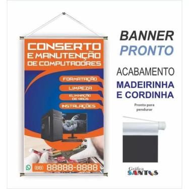 Imagem de Banner pronto Informática BA 474 medida 45x70 cm arte pronta
