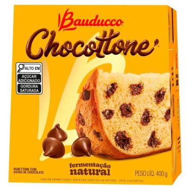 Imagem de Chocottone Bauducco com Gotas de Chocolate 400g