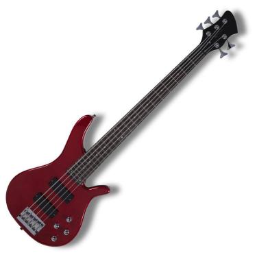 Imagem de Baixo Elétrico Michael 5 Cordas Ativo Vermelho Bm515N Mr