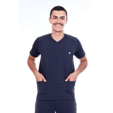 Imagem de Conjunto Scrub Pijama Cirurgico Palermo Azul Marinho Masculino