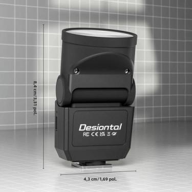 Imagem de Mini Flash Portátil Para Câmera Com Luz De Preenchimento 6500K E Supor