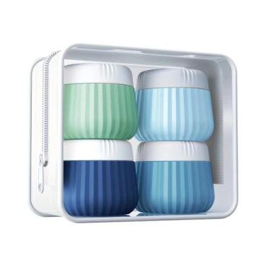 Imagem de Recipiente De Viagem Para Produtos De Higiene Pessoal Em Silicone Apro
