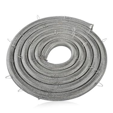 Imagem de LEYURISE Gaxeta de porta de forno de 218 cm de comprimento 27 clipes de montagem compatíveis com Samsung Range peças de substituição #: DG63-00255B DG63-00255A 3554990 AP5653446 PS5576952 EAP5576952