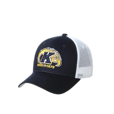 Imagem de Kent State Golden Flashes Chapéu de malha masculino Big Rig Trucker - Cor do time principal KSU, boné snapback ajustável